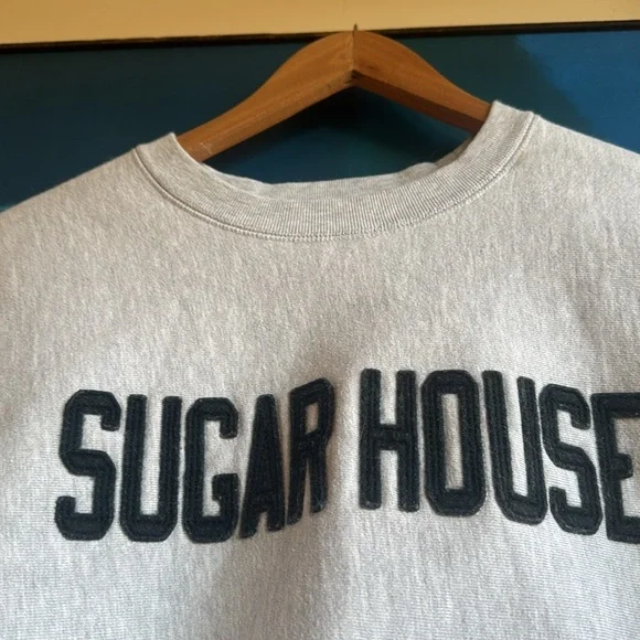 Letterman Sugar House reverse weave crewneck sweatshirt - Picture 3 of 6
